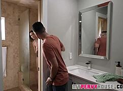 Stepson's cock throbs riding stepmom's dripping wet milf pussy in raw reality bliss