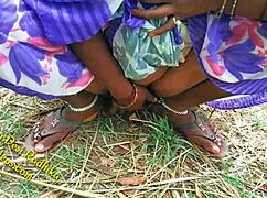 indian couple fucks hard deep in jungle forest outdoors