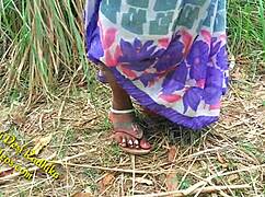 indian couple fucks hard deep in jungle forest outdoors