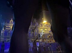 Wife Dances at Night Club Then Offers Tight Pussy at Gloryhole for Monster Cocks Deepthroat Cum.