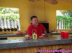 hey petite 18+ teen next door why ride that senior cock anally so deep outdoors?