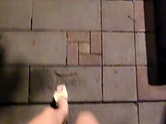 ting xuan the horny shemale struts outdoors butt plug in yanks panties for public assfucking tease