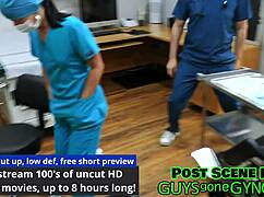 canada's penis gets dominated by nurse in hospital bondage close up!