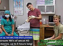 canada's penis gets dominated by nurse in hospital bondage close up!