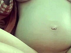 hey babe watch this pregnant milf girlfriend masturbate her pussy solo