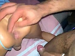 couldn't hold back creampied tight shemale ass after interracial pov pounding