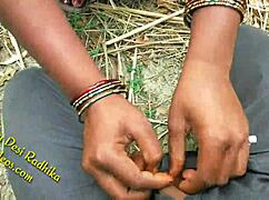 indian couple fucks hard deep in jungle forest outdoors