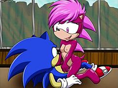 sonic's sister sonia stars in steamy hedgehog porn compilation