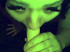 WOW I LOVE SUCKING THIS HUGE DILDO DEEP DOWN MY THROAT!! 😍🍆