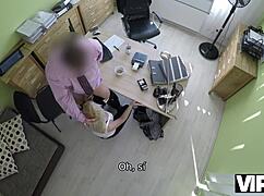 czech teen blows agent then fucks for cash in casting interview