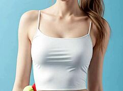 Ai Generated Eastern Euro Lingerie Model's Bare Feet And Panties Up Close