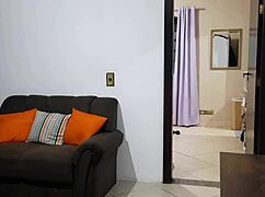 shower cuckold? watch your wife cheat doggystyle with brother on sofa!