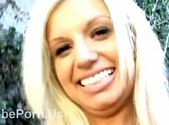 busted with my huge pierced nipples out, wanna suck these blonde tits?