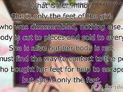 hey check out lilly the sexy secretary's nylon feet getting tickled in the box