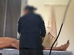 Happy Ending Handjob Caught On Hidden Cam Turns Steamy!