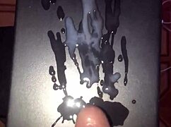 oh man my big white monster cock erupts huge cum load solo