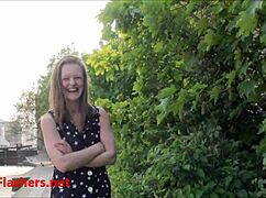 laura the sexy 18+ teen flasher shows amateur public nudity and voyeur small 18+ tits exposure