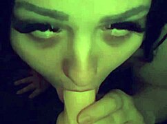 WOW I LOVE SUCKING THIS HUGE DILDO DEEP DOWN MY THROAT!! 😍🍆