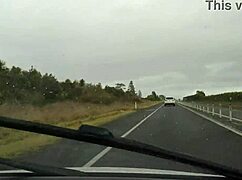 kiwi slut rubs her pussy in car prepping for my hardcore home creampie pounding