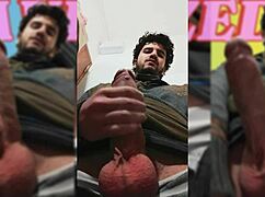 hey wanna see my balls while I JERK OFF then lick and swallow cum? 👅💦