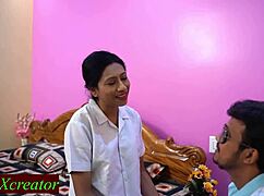 Desi Naughty Doctor Pounds Beautiful New Nurse in Steamy Hospital Fuck