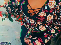 Petite Latina MILF rides for cash after street offer, creampie in cowgirl. Culonas hermosas get horny quick.