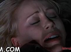 couple ties up for rough tight pussy pounding