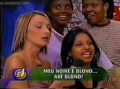 Team Axe Blonde Brazilian Strips And Gets Clothes Ripped In Super Positive Tease