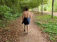 a busty mature wife flashes her huge saggy tits publicly outdoors in amateur style
