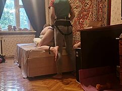 Anastasia pegs slave Sasha Earth homemade, ever wonder how deep?