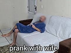 Cuckold invites friend to watch and join wife fuck?