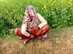 Why endure the pain when this Indian aunty's big tits bounce brutally in the forest outdoors?