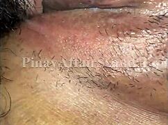 damn her tight pinay pussy grips this monster cock close-up uuggh so deep!
