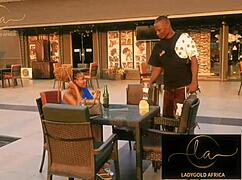 first south africa trip banging ladygoldafrica's huge black cock doggystyle moaning