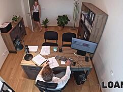 Loan4k desperate wife ends up fucked hard on office desk during casting interview