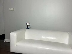 😈 mini stallion rocks red sneakers cowgirling rome majors' thick cock!