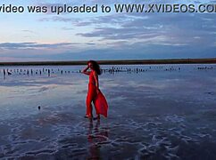 walk on red sunset of elton salt lake draws you in mysteriously