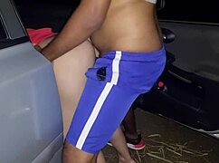 Hotwife jumps on cock deep in the forest outdoor adventure