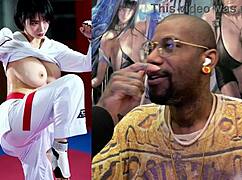 hey big breast japanese babes strip show fat milky tits training hard