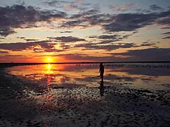 walk on red sunset of elton salt lake draws you in mysteriously