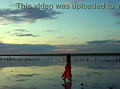 walk on red sunset of elton salt lake draws you in mysteriously