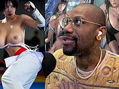 hey big breast japanese babes strip show fat milky tits training hard