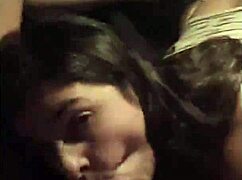 vazado! curvy brazilian housewife rides huge cock then swallows for cuck hubby!