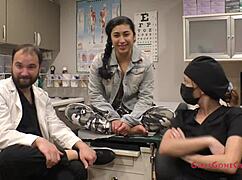 i can't stop staring at stacy shepard's shaved pussy and pretty feet in podiatrist play