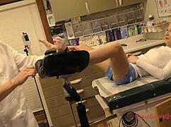 i can't stop staring at stacy shepard's shaved pussy and pretty feet in podiatrist play