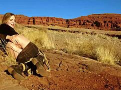 i whip rebel rhyder's big ass then deliver rough anal in outdoor dirt piss bdsm