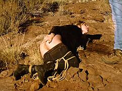 i whip rebel rhyder's big ass then deliver rough anal in outdoor dirt piss bdsm
