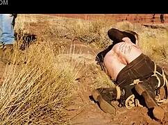 i whip rebel rhyder's big ass then deliver rough anal in outdoor dirt piss bdsm