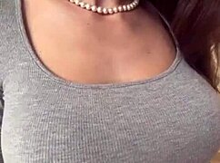 Damn stepmom's big natural tits look amazing up close, huh?