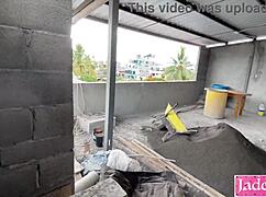 Heart raced from street stranger's construction site fuck